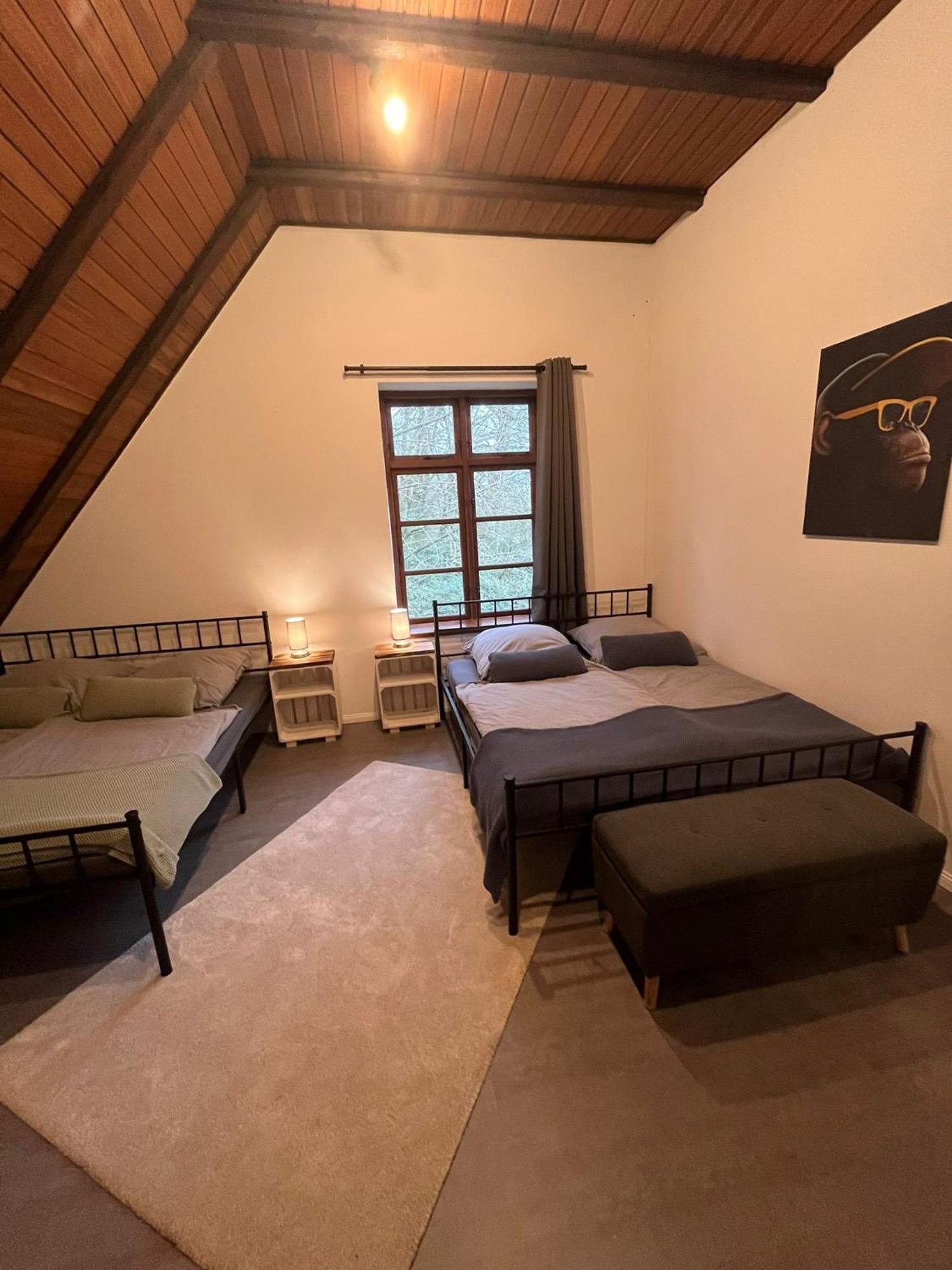 Ruhe Unter Reet-Haus Mit Sauna, Whirlpool Und Kamin Gnarrenburg 外观 照片
